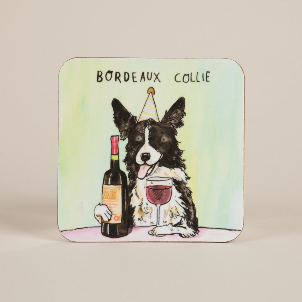 BORDEAUX COLLIE COASTER