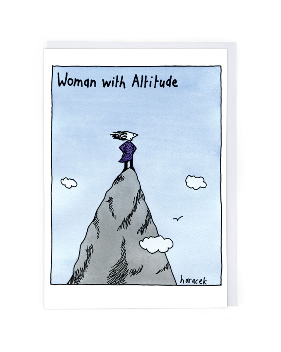 WOMAN WITH ALTITUDE