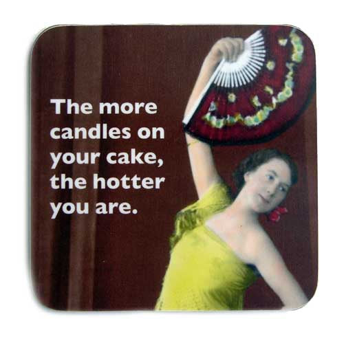 CANDLES ON YOUR CAKE COASTER