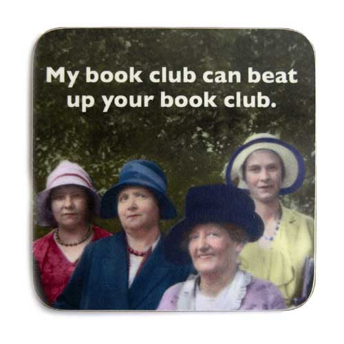 MY BOOK CLUB COASTER