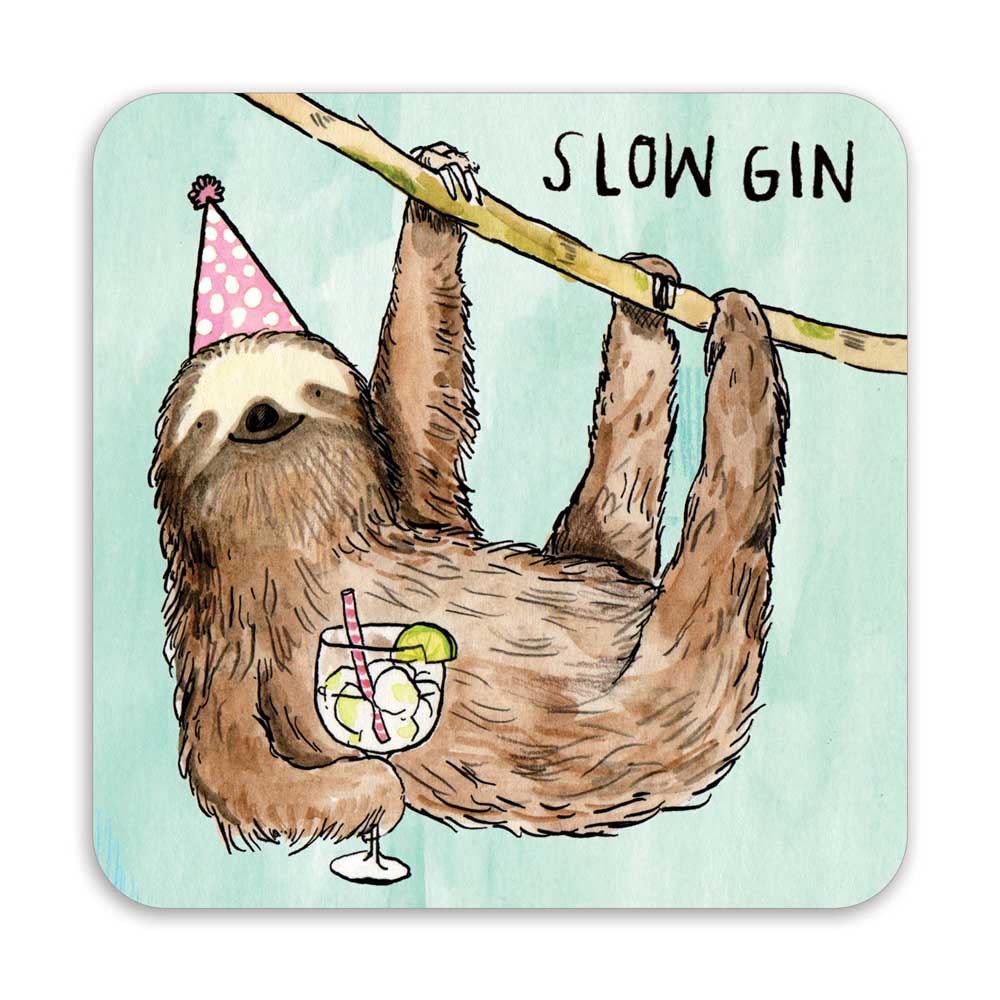 SLOW GIN COASTER