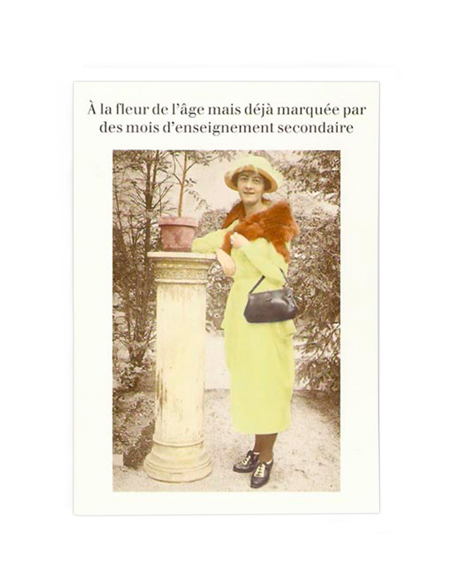 A LA FLEUR DE L'AGE