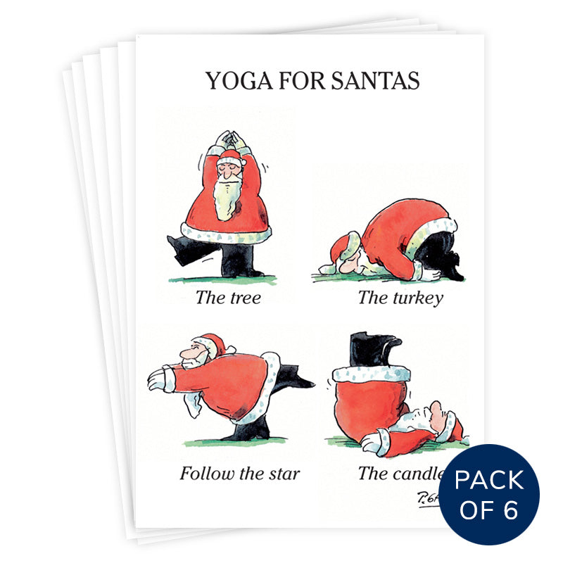 YOGA FOR SANTAS (PACK OF 6)