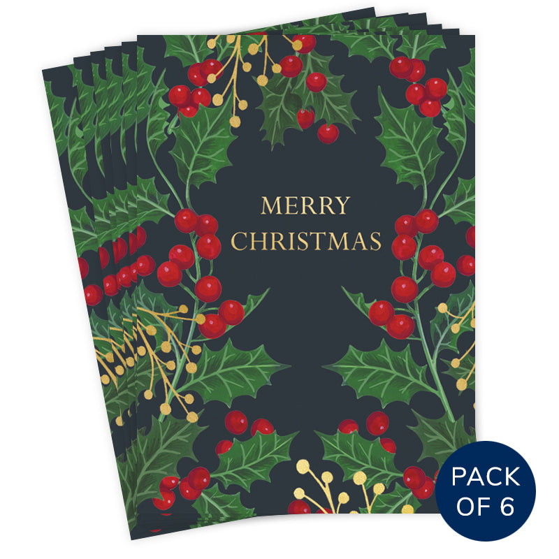 MERRY CHRISTMAS (PACK OF 6)