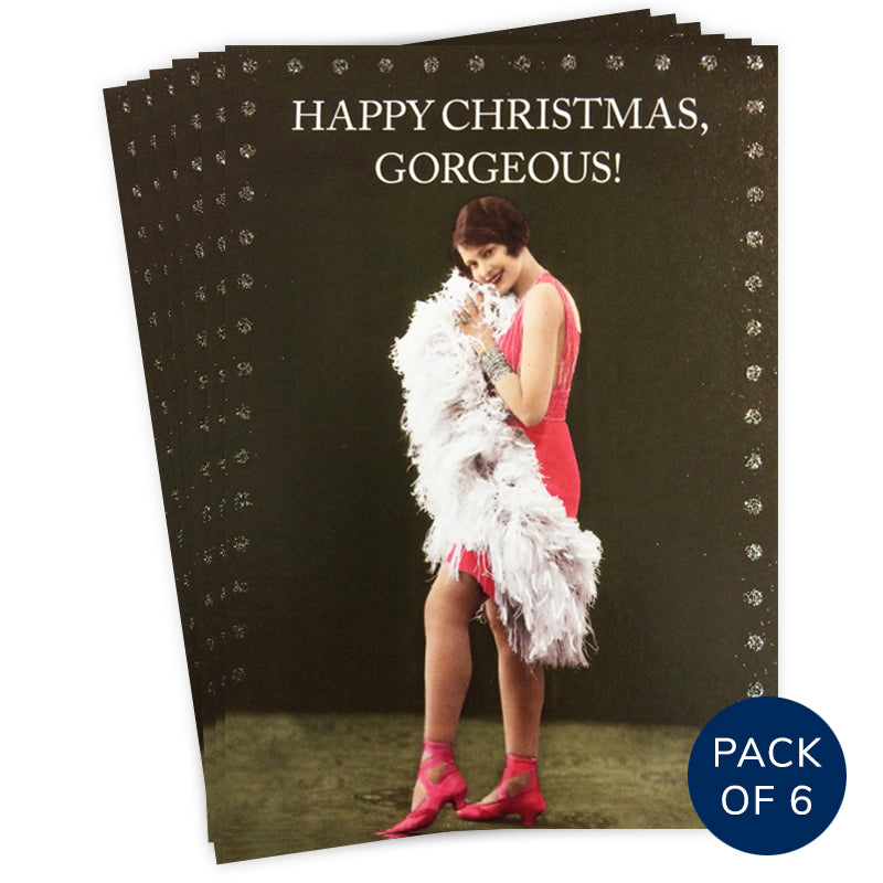 HAPPY CHRISTMAS GORGEOUS (PACK OF 6)