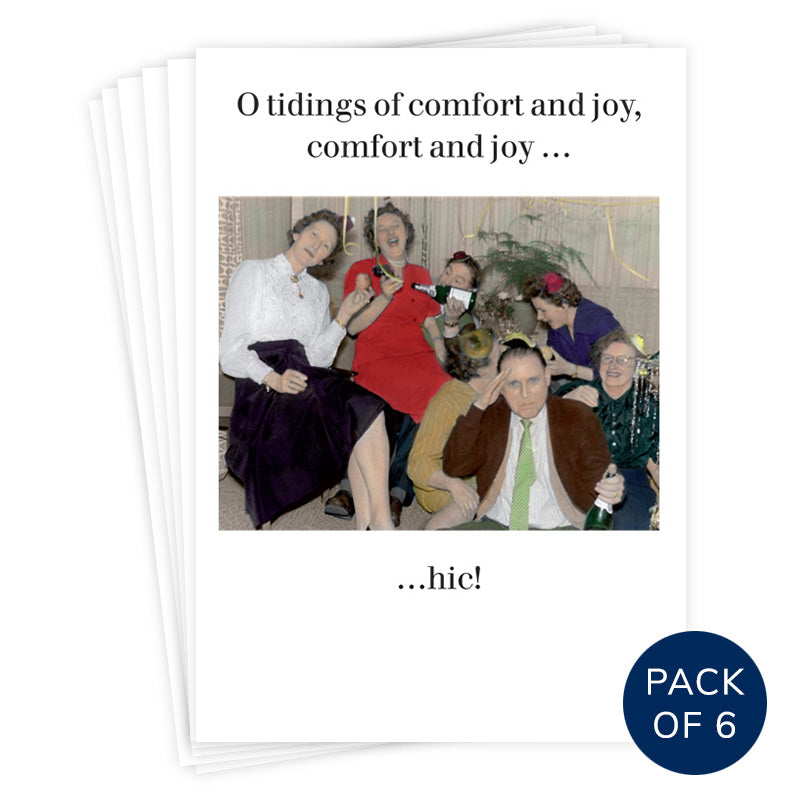 TIDINGS OF COMFORT AND JOY (PACK OF 6)