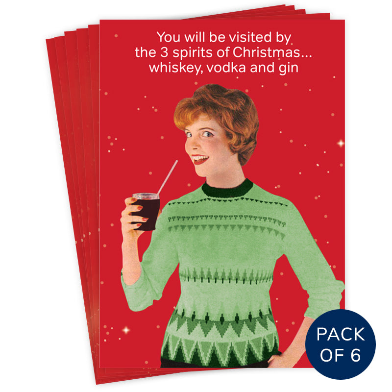 3 SPIRITS OF CHRISTMAS (PACK OF 6)