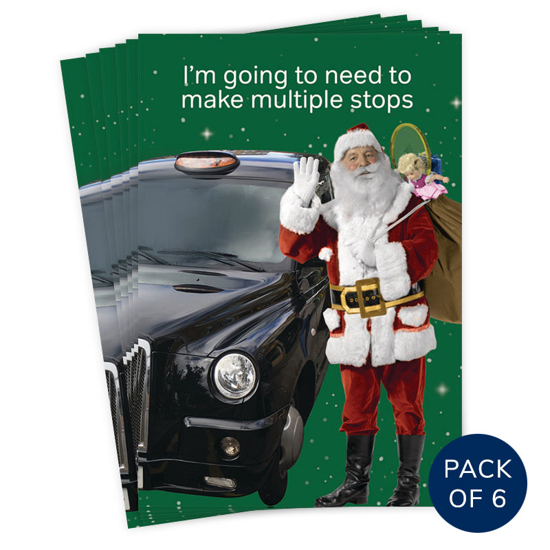 TAXI SANTA (PACK OF 6)