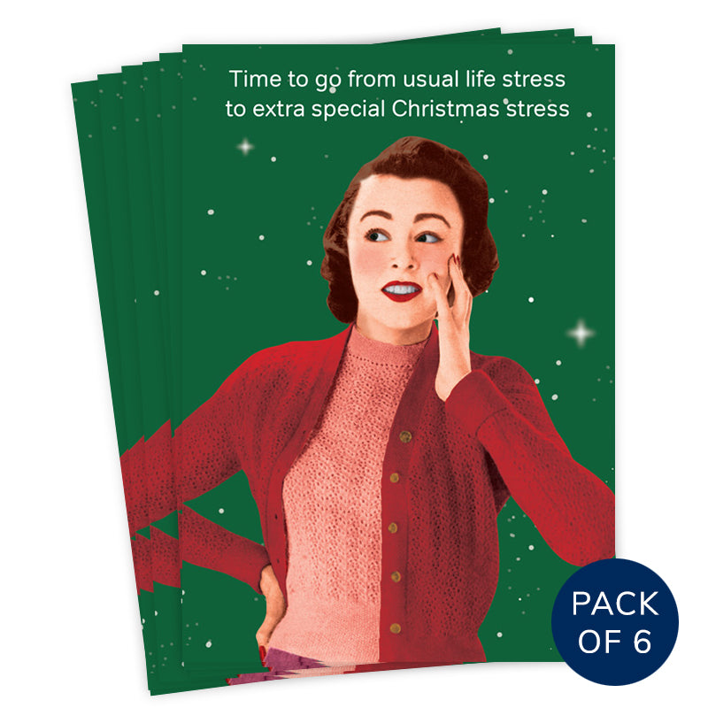 CHRISTMAS STRESS (PACK OF 6)