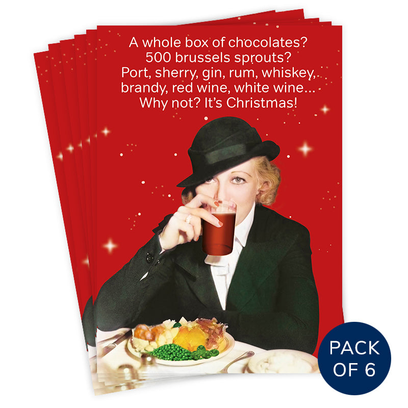 WHY NOT IT'S XMAS (PACK OF 6)