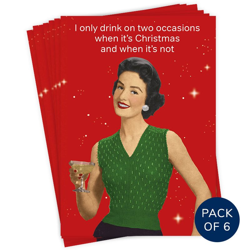 DRINK AT CHRISTMAS (PACK OF 6)