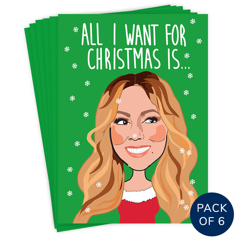 ALL I WANT FOR CHRISTMAS (PACK OF 6)