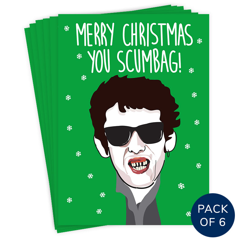 MERRY CHRISTMAS YOU SCUMBAG (PACK OF 6)