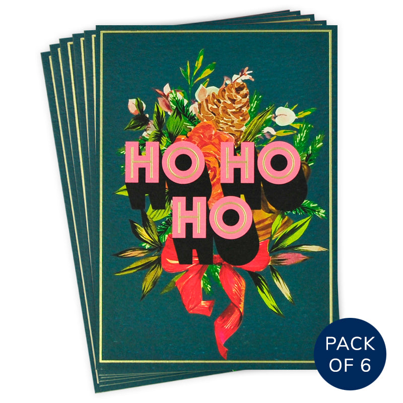 HO HO HO (PACK OF 6)