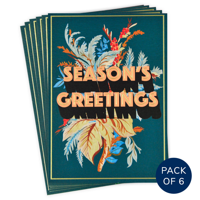 SEASON'S GREETINGS (PACK OF 6)