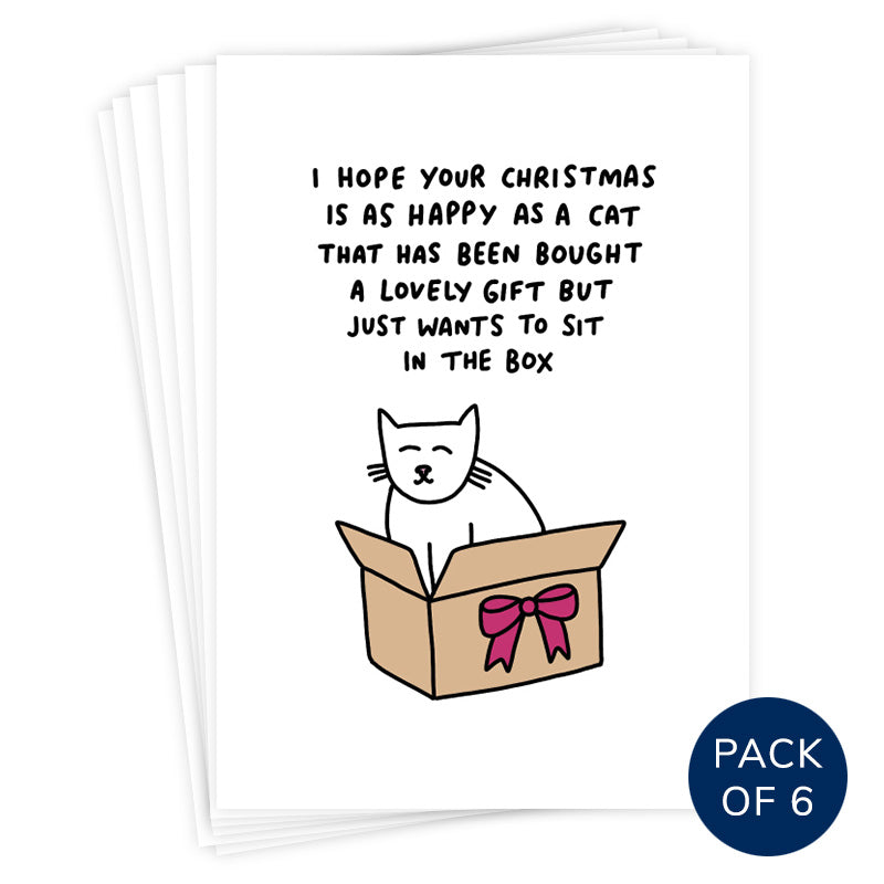 CAT IN A BOX (PACK OF 6)