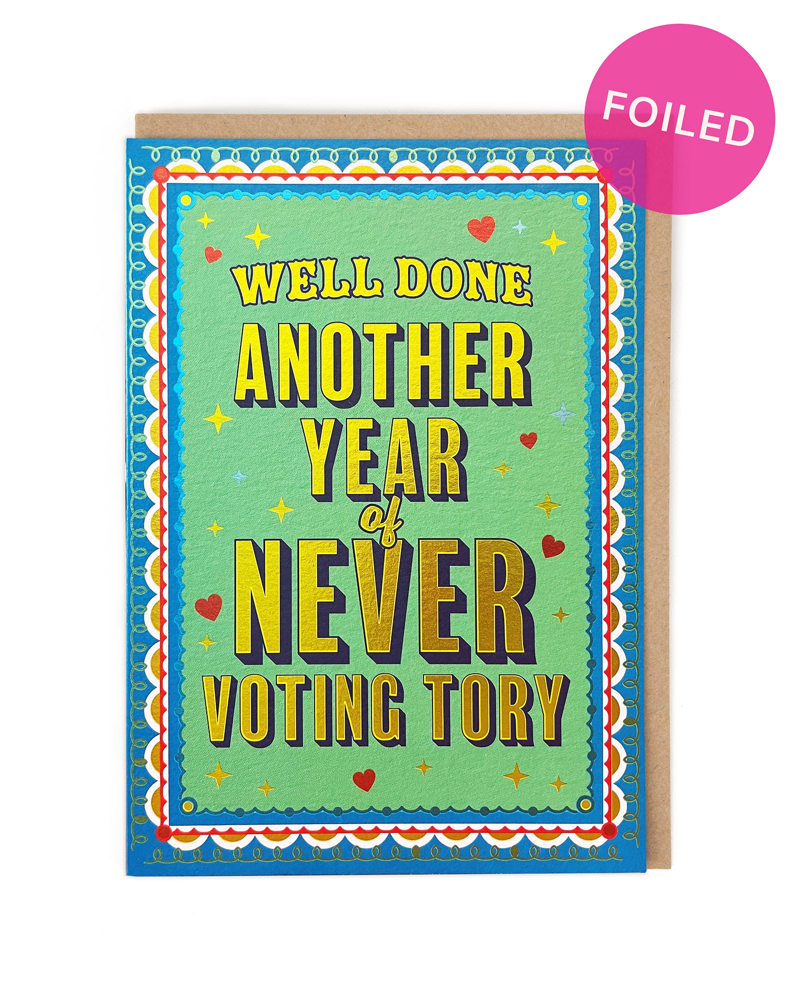 NEVER TORY