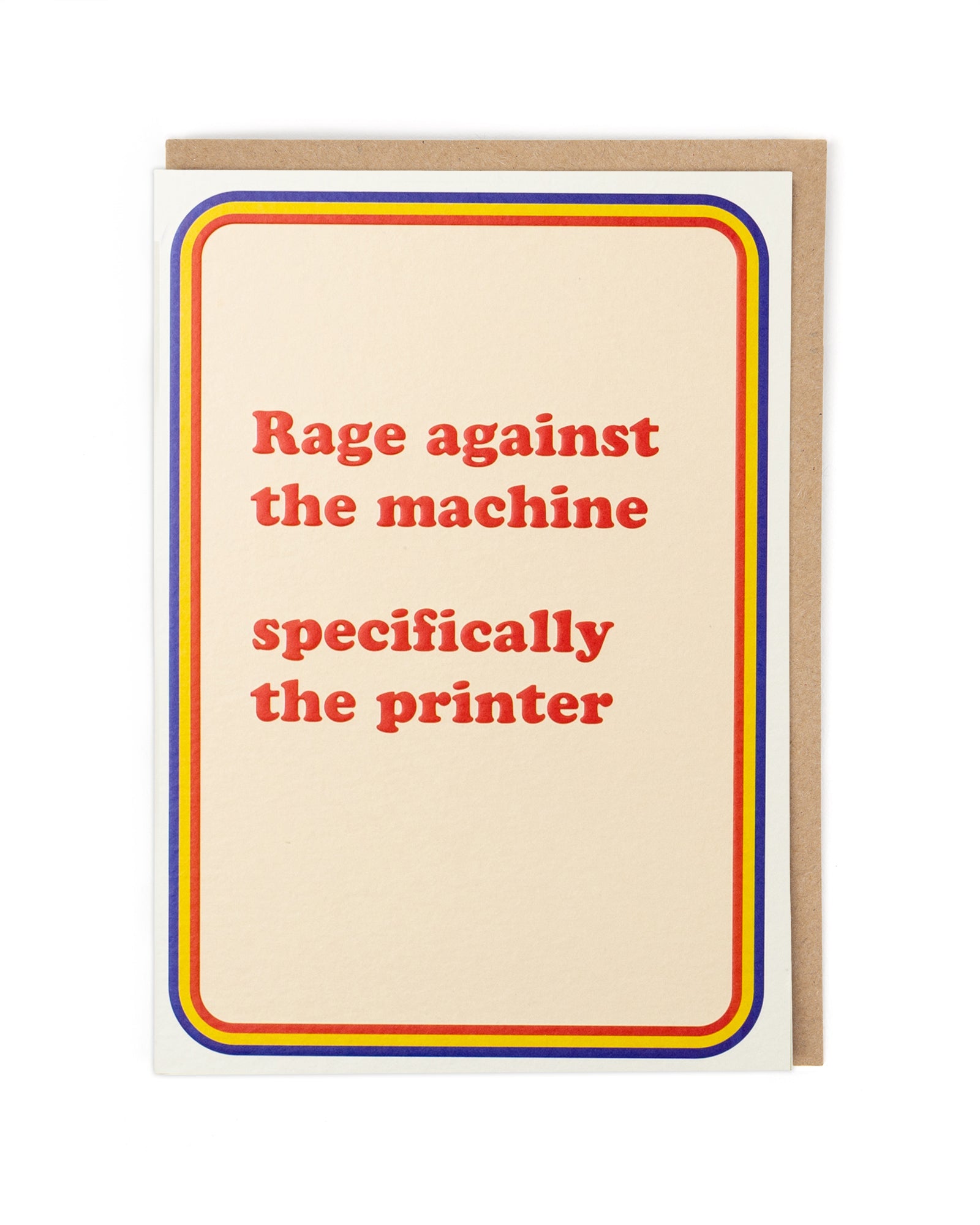 RAGE AGAINST THE PRINTER