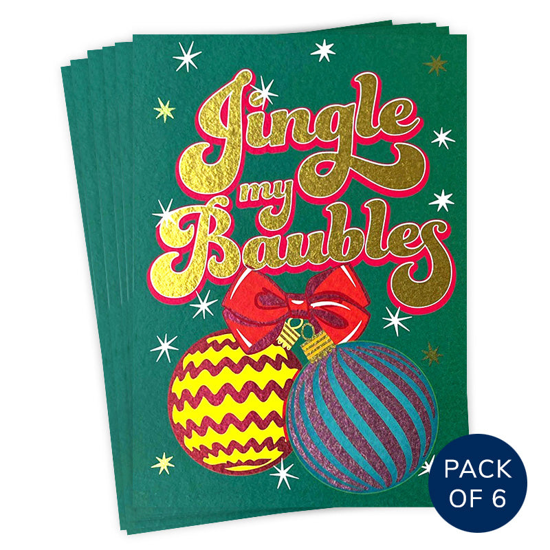 JINGLE MY BAUBLES (pack of 6)