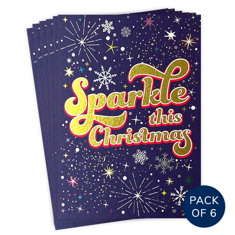 SPARKLE THIS CHRISTMAS (pack of 6)