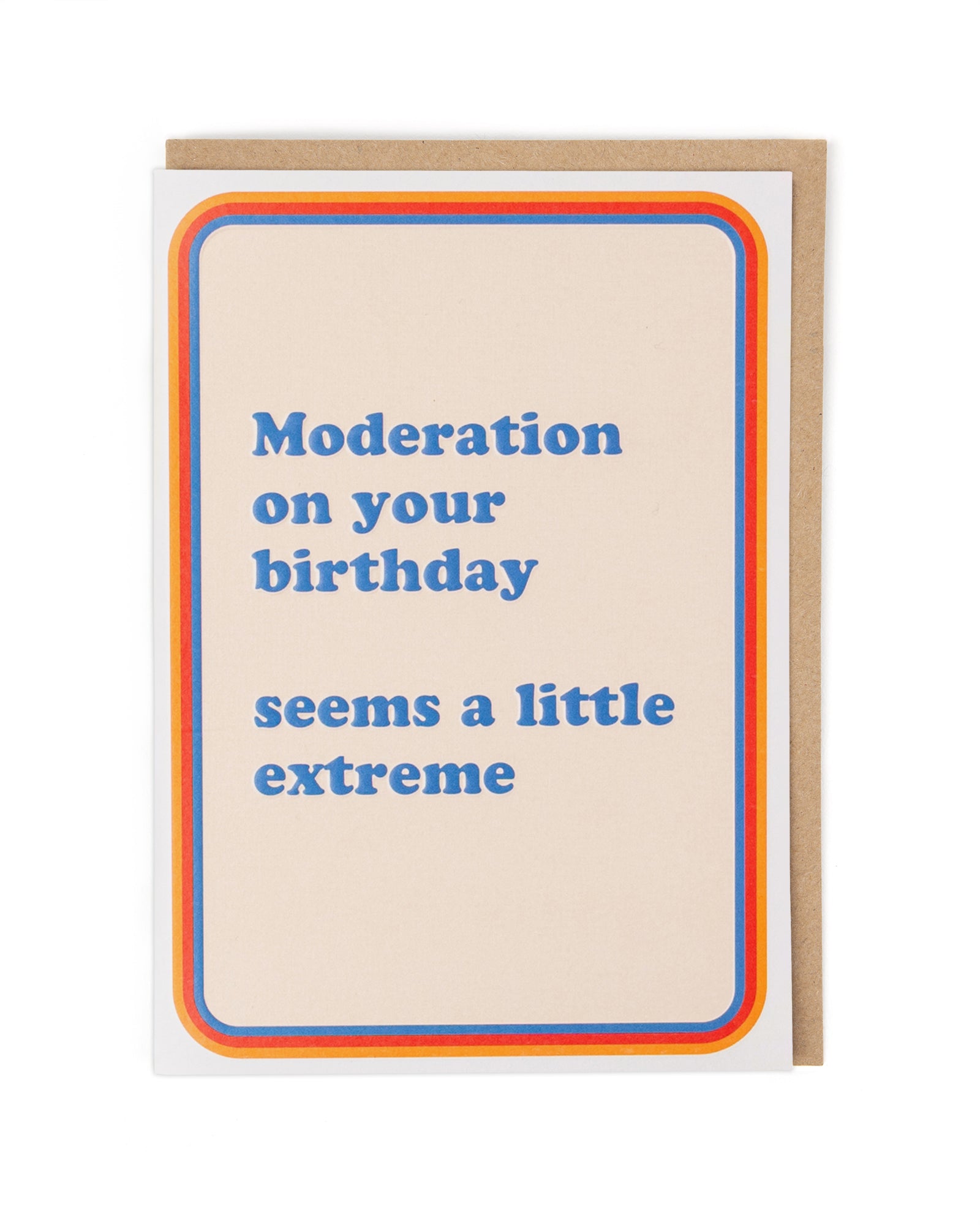 MODERATION