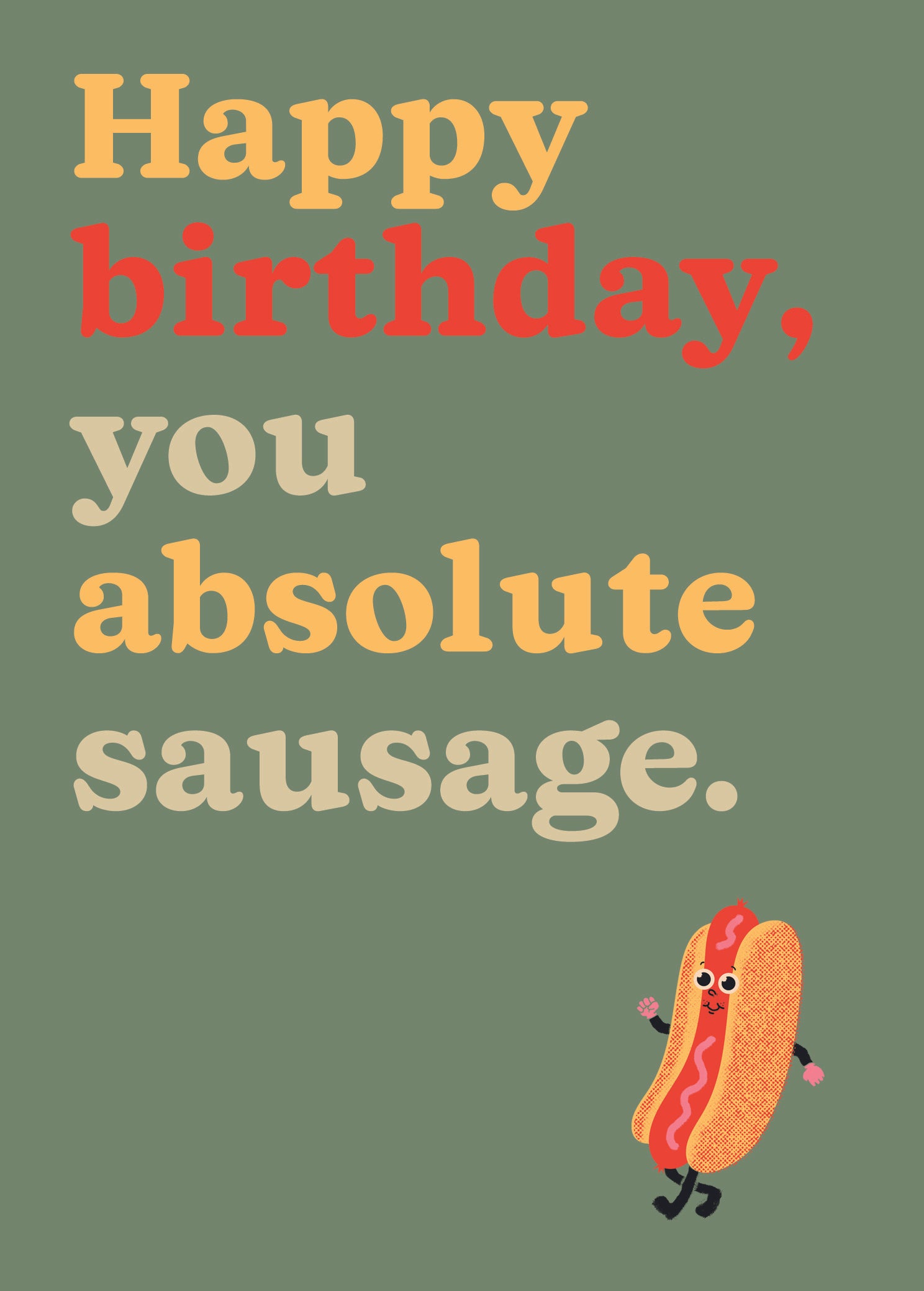 BIRTHDAY SAUSAGE