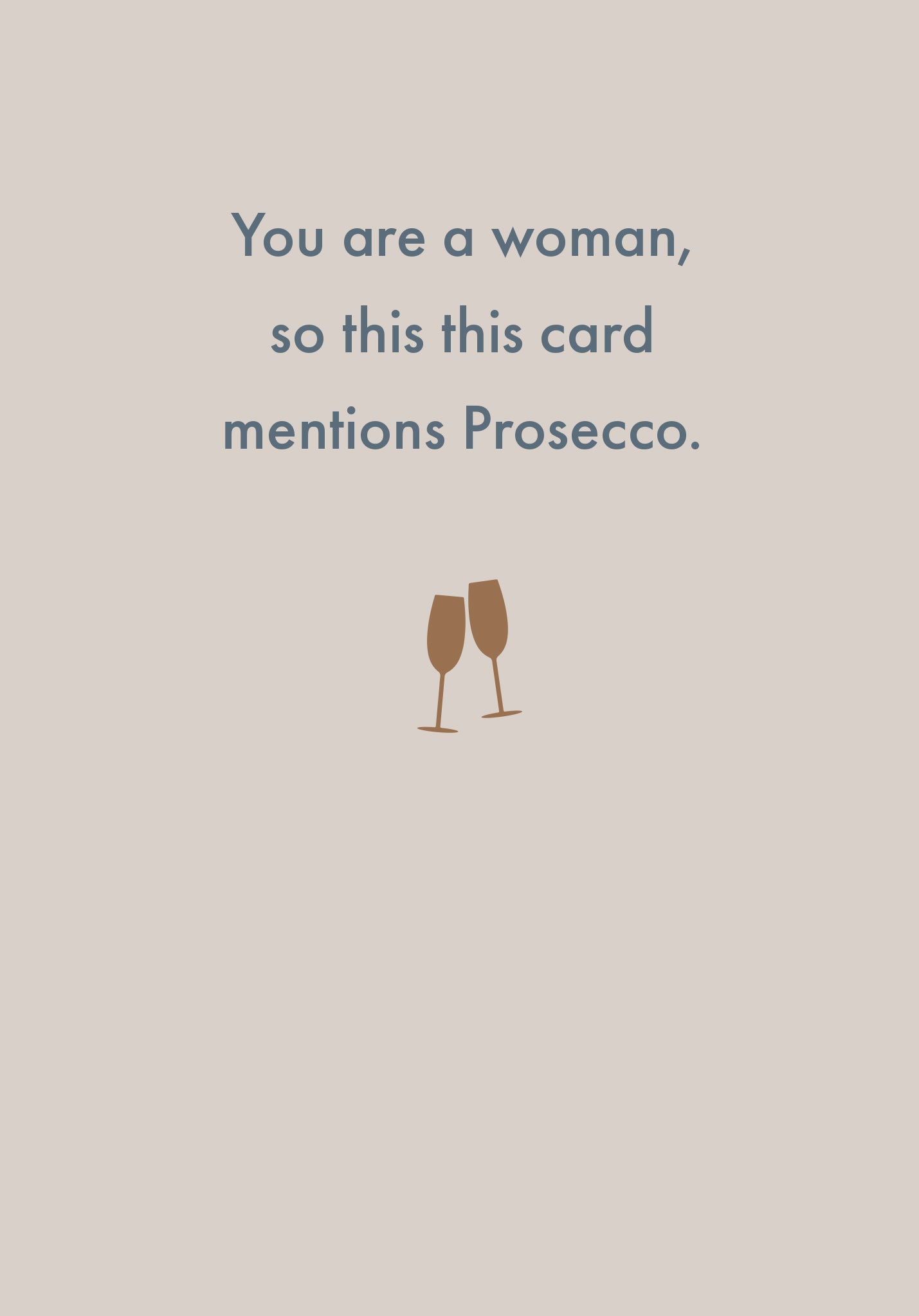 PROSECCO WOMAN