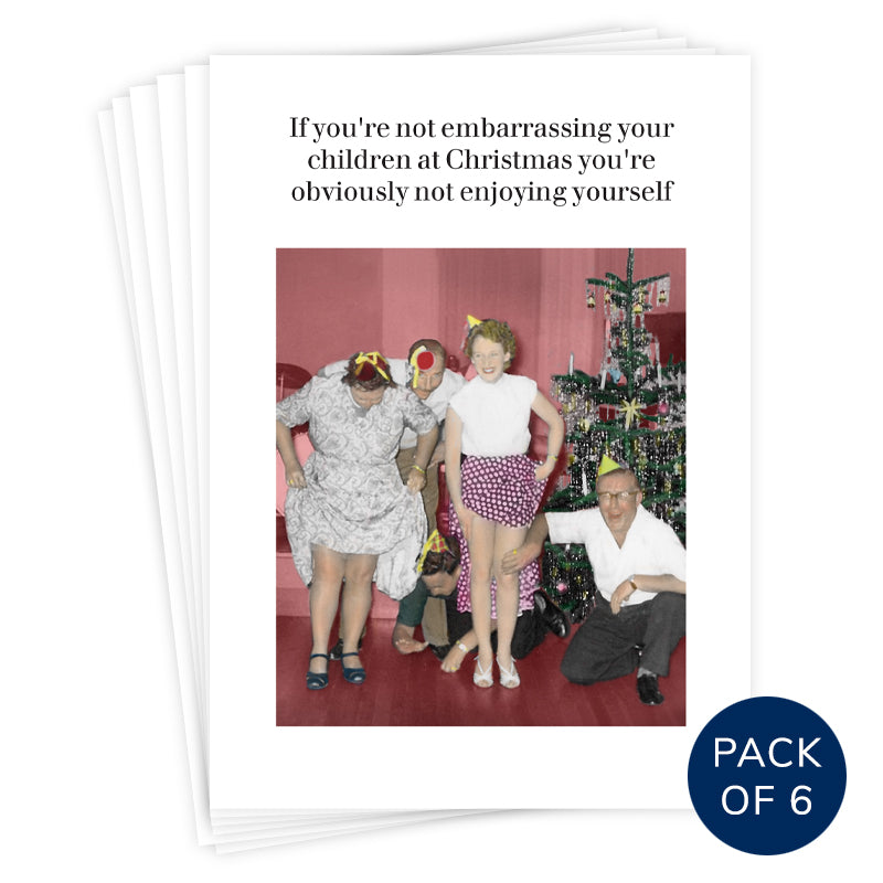 EMBARRASSING AT CHRISTMAS (PACK OF 6)