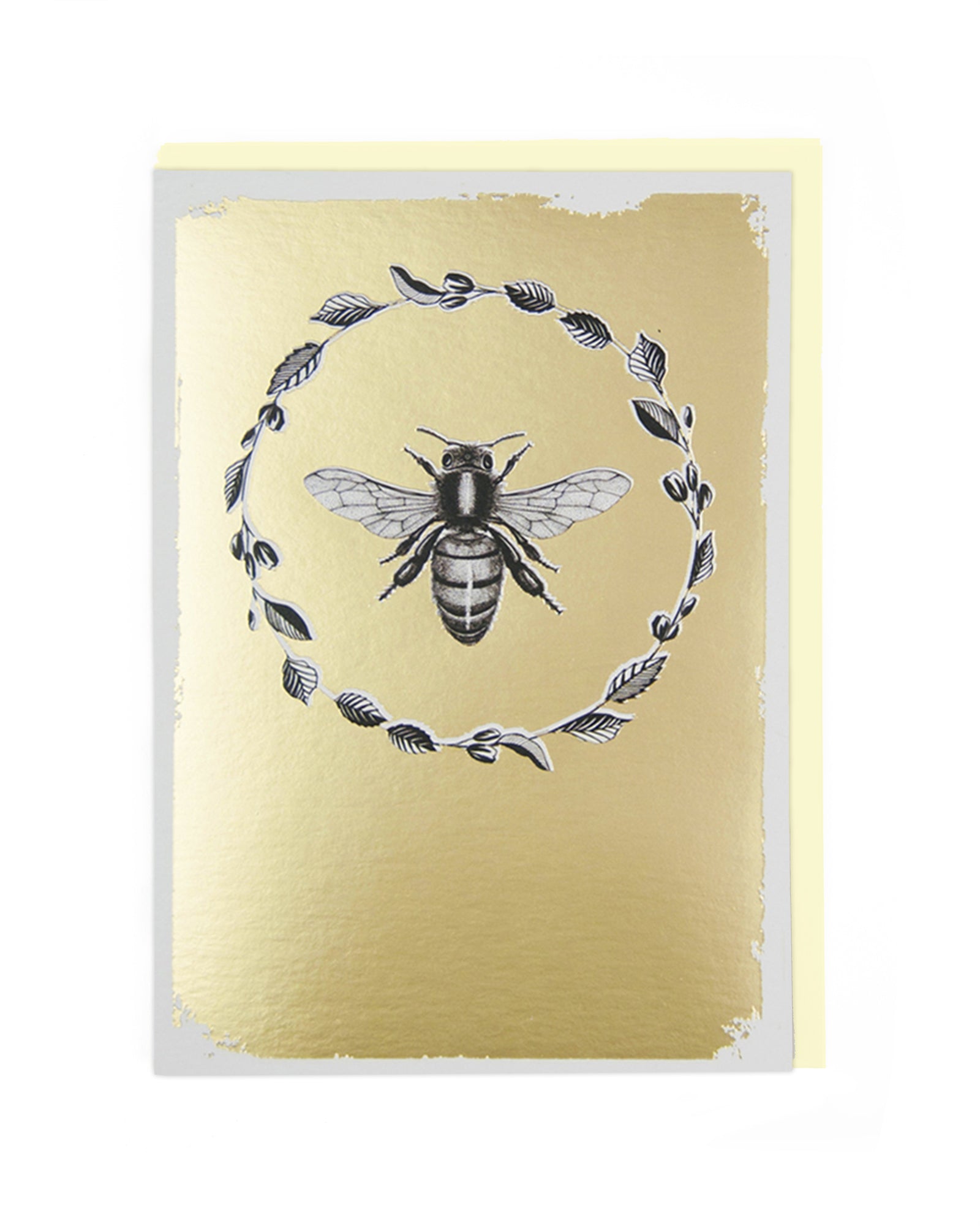 BEE WITH WREATH