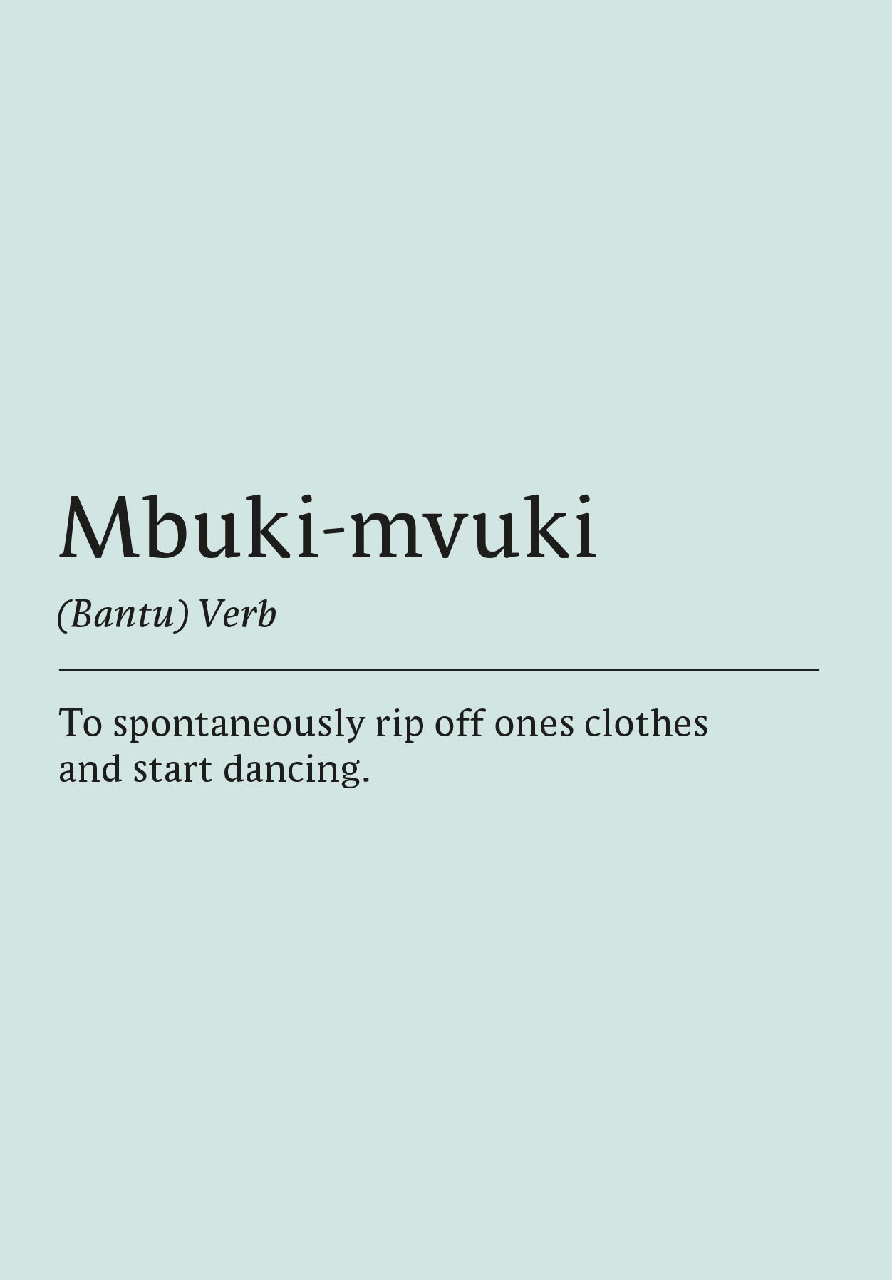 MBUKI-MVUKI