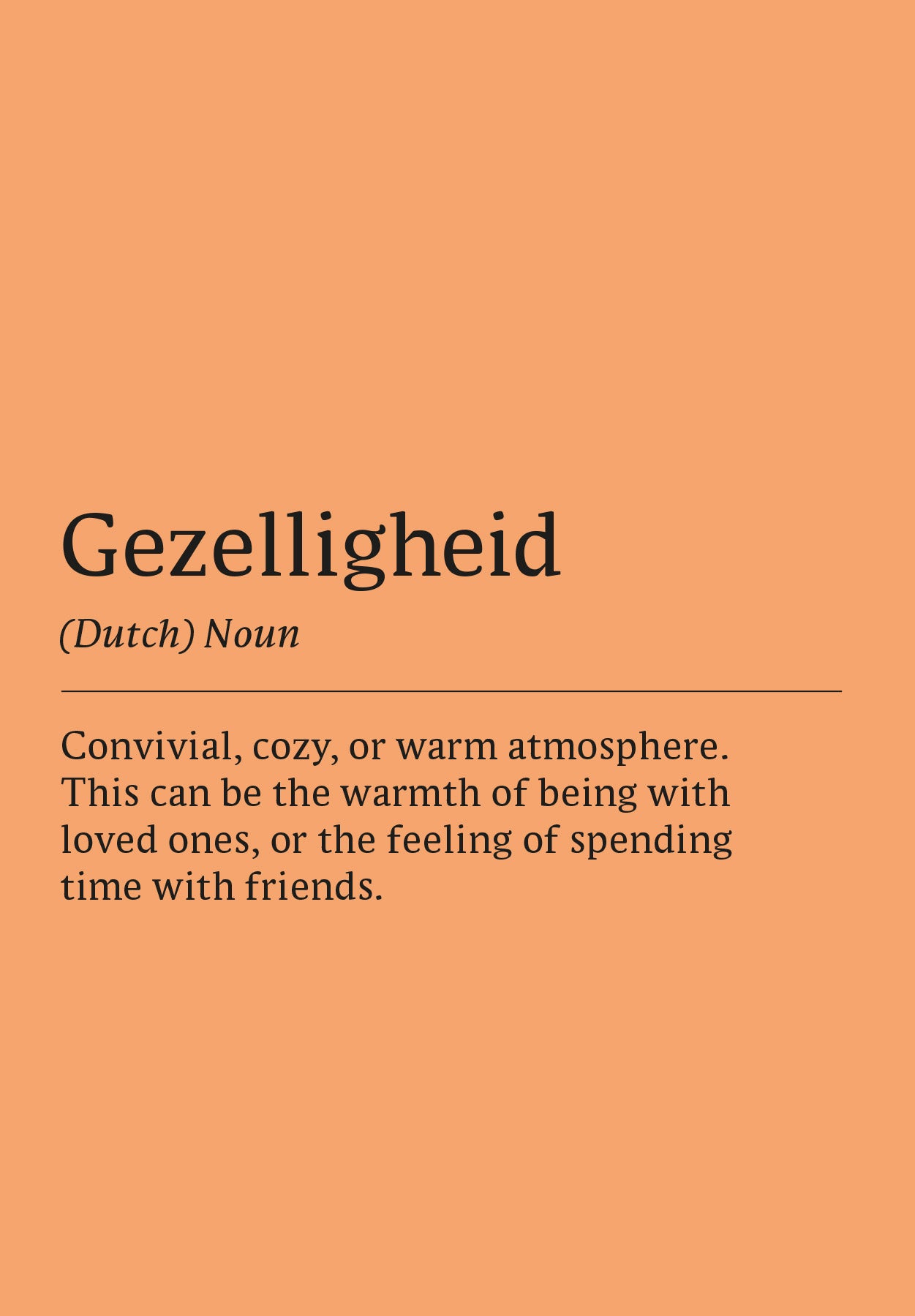 GEZELLIGHEID  