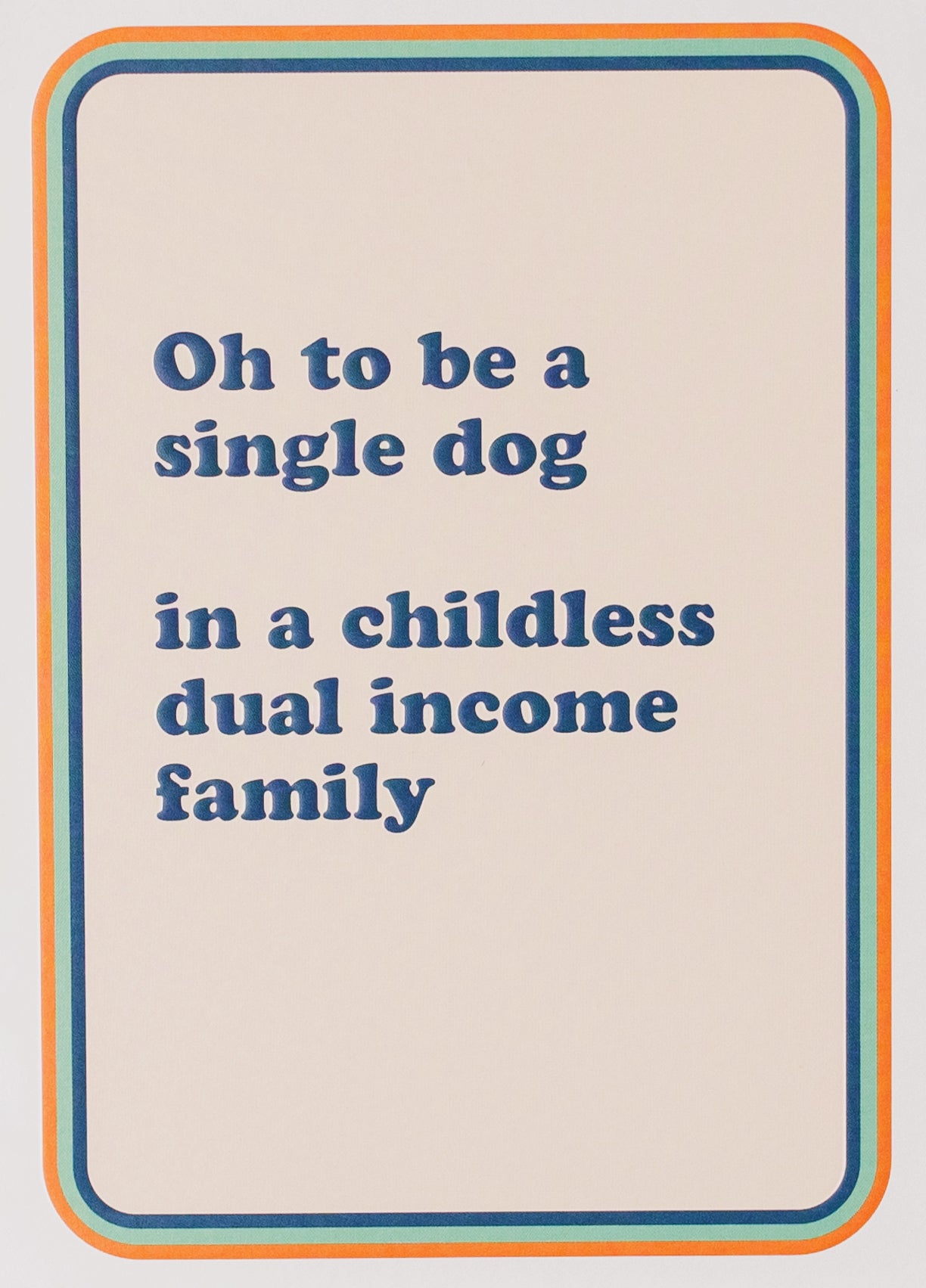 SINGLE DOG