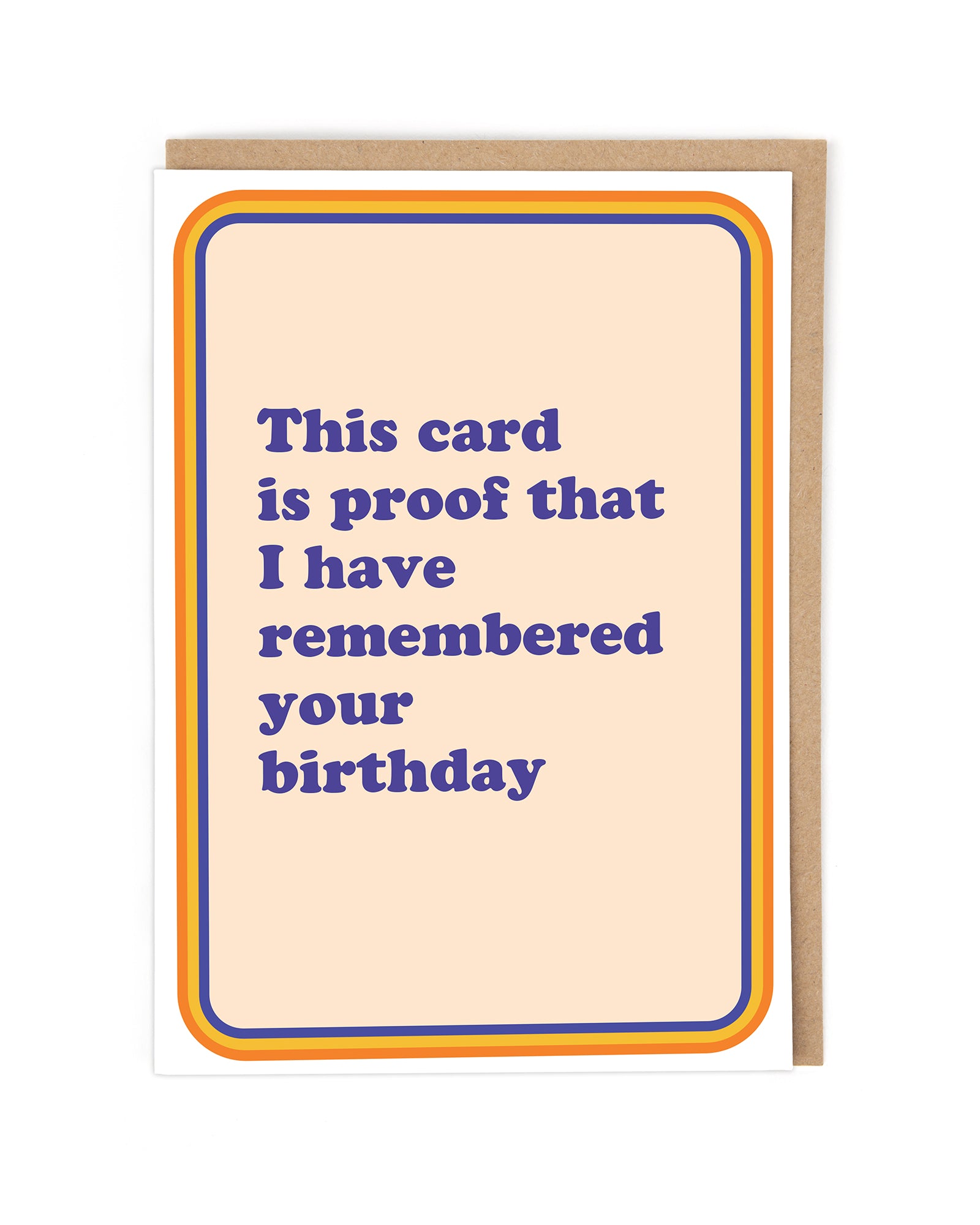 REMEMBERED YOUR BIRTHDAY